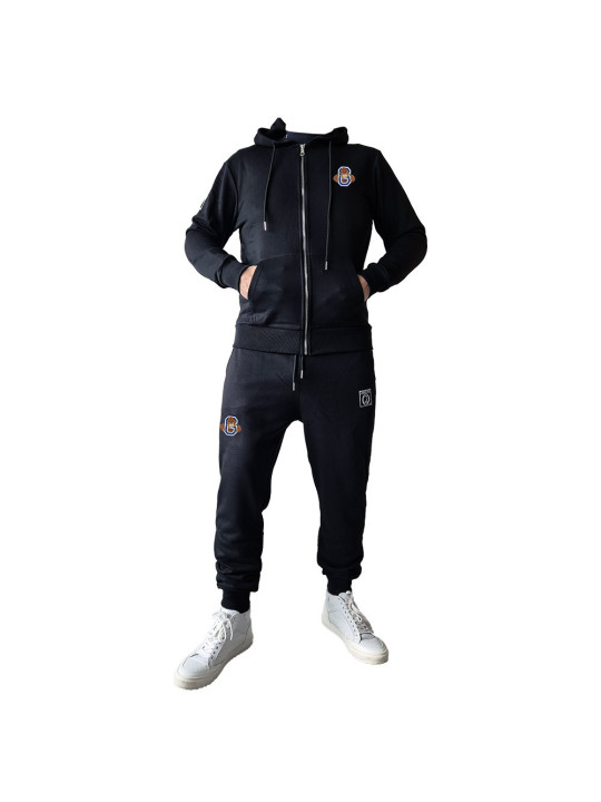 Gorilla Haze 420 Embroidery Patch Jogging Set - Black
