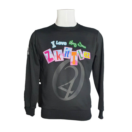 Zkittlez 420 Crewneck Sweater - Black