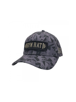 Gym Rat Camo Train Insane Velcro Patch Snapback