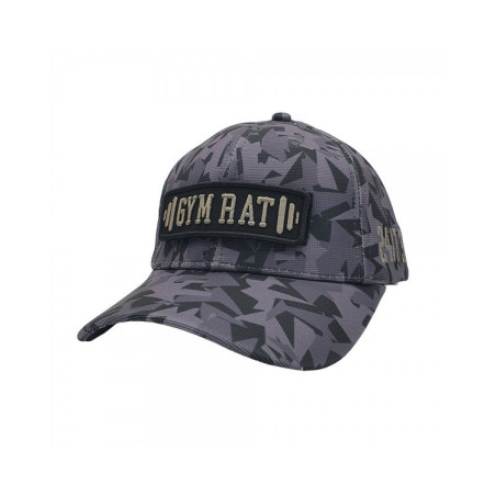 Gym Rat Camo Train Insane Velcro Patch Snapback