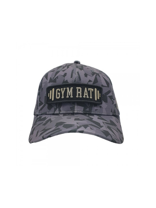 Gym Rat Camo Train Insane Velcro Patch Snapback