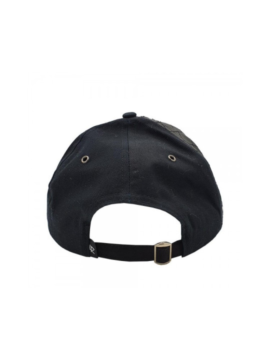 Suede Fashion Hat w/ Black Leather Look Panel
