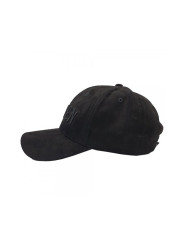 Queen Suede Black Strapback Hat