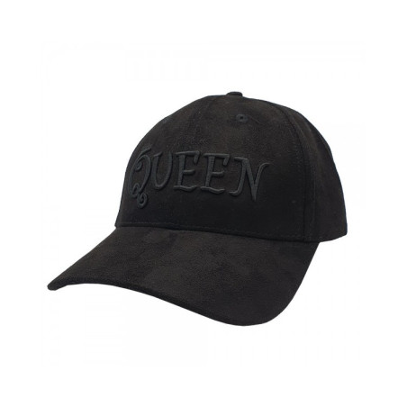 Queen Suede Black Strapback Hat
