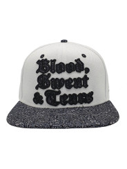 Blood, Sweat & Tears Paisley Snapback Hat - White