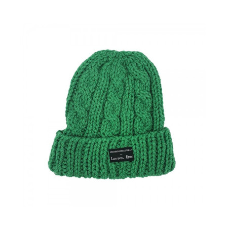Heavy Knitted Beanie - Green