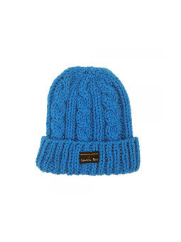 Heavy Knitted Beanie - Blue