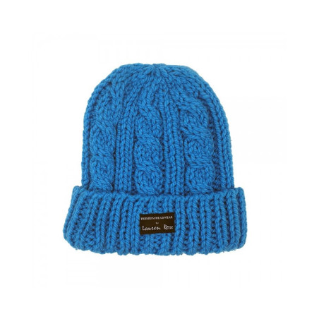 Heavy Knitted Beanie - Blue