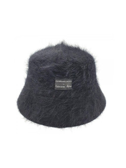 Bucket Hat Fluffy - Black