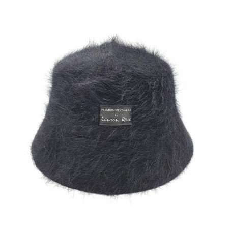 Bucket Hat Fluffy - Black