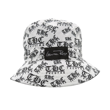 THC Recordz Reversible Bucket Hat - White/Black
