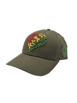 Lionhearted Rasta Snapback Green