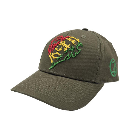 Lionhearted Rasta Snapback Green
