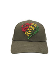 Lionhearted Rasta Snapback Green