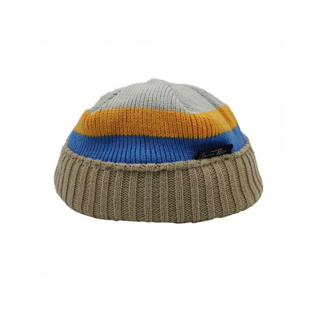 Trawler Beanie Multicolor Khaki/Yellow