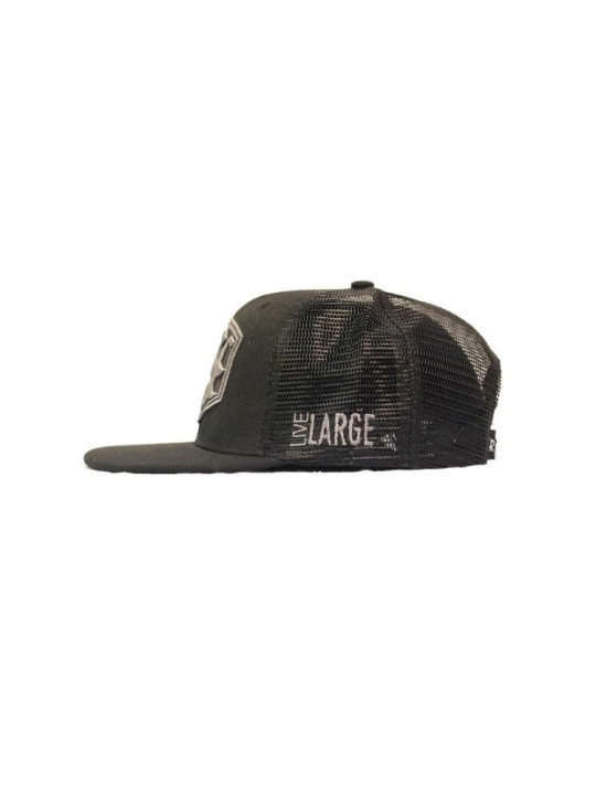 Double Black Denim Trucker Snapback