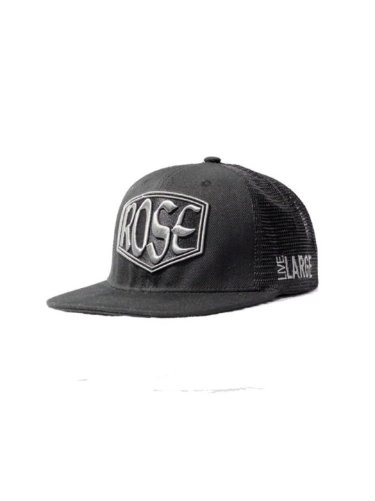 Double Black Denim Trucker Snapback