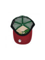 Plain Burgundy/Green Trucker Pet