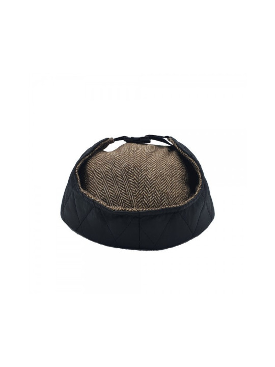 5-Panel Dog-ears Fitted Hat - Brown