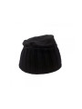 Knitted Beanie with Baseball Visor - Black