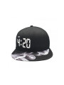 It's 420 White Fire Snapback Hat
