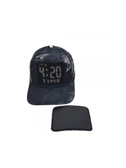 It's 420 Time Velcro Patch Snapback Hat