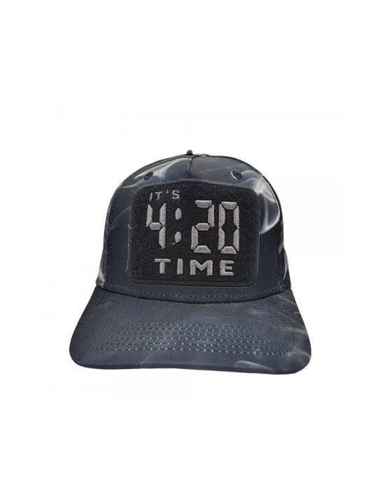 It's 420 Time Velcro Patch Snapback Hat It's 420 Time Velcro Patch Snapback Hat