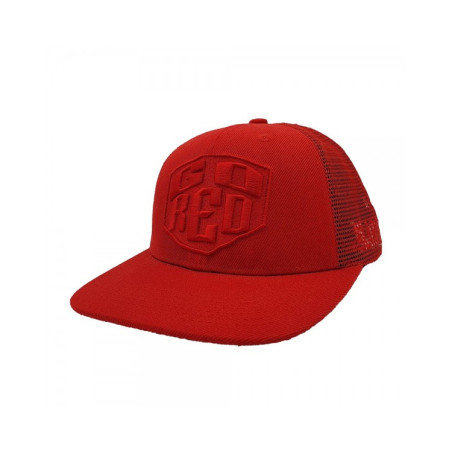 Go Red Trucker Snapback Hat