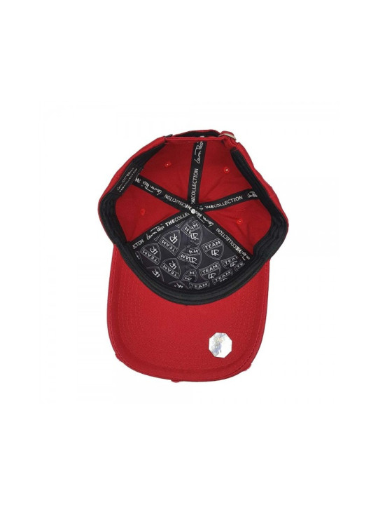 Plain Strapback Hat - Fire Red