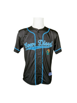 League Icons: Sour Diesel 420 Baseball Jersey - Black