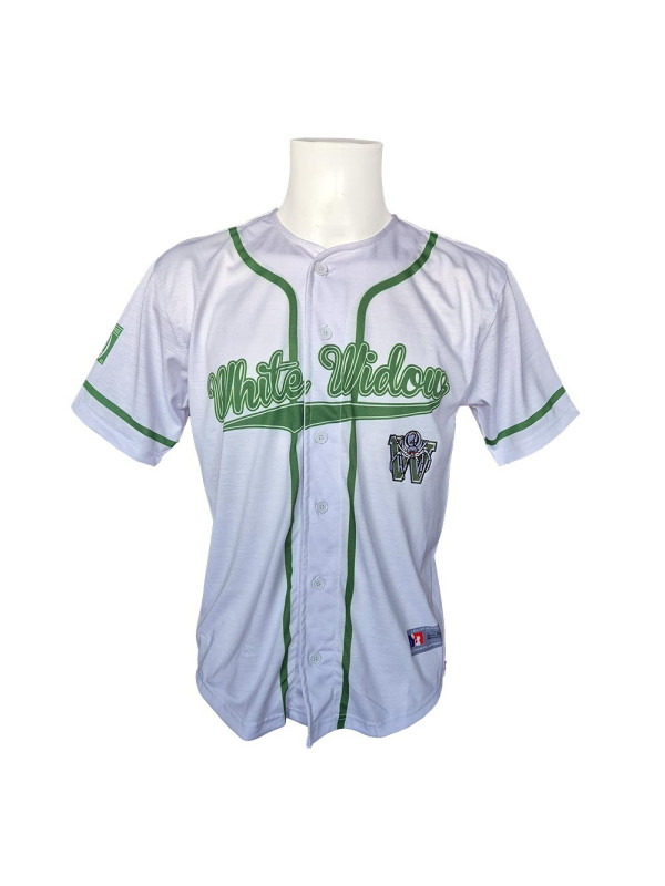League Icons: White Widow Baseball Jersey - White