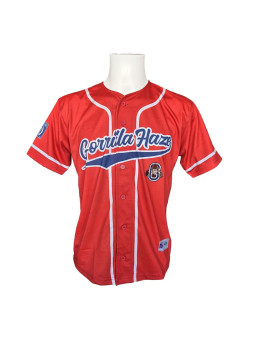 League Icons: Gorilla Haze Baseball Jersey - Red