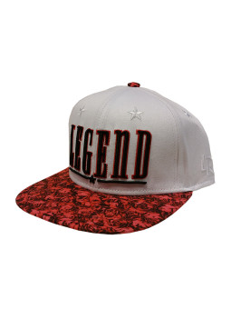 Legend ‘White/Red Roses’ Snapback Hat