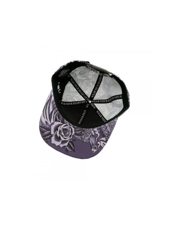 Inked & Awesome Tattoo Allover Print grey Hat