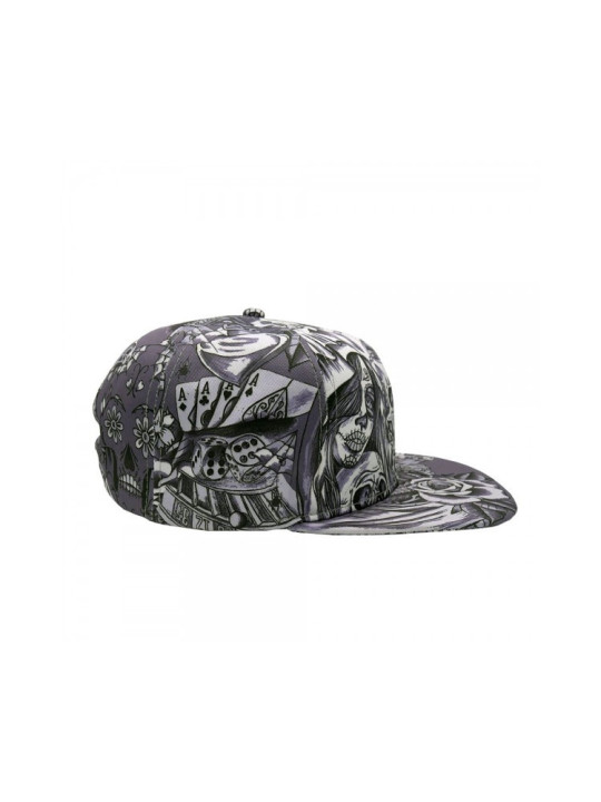 Inked & Awesome Tattoo Allover Print grey Hat