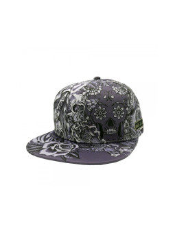 Inked & Awesome Tattoo Allover Print grey Hat