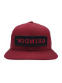 Grindin' Snapback Hat - Burgundy