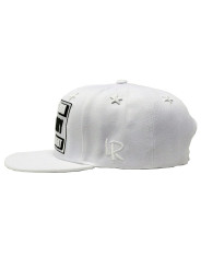 Rich Fashion Advisory Snapback Hat - Wit