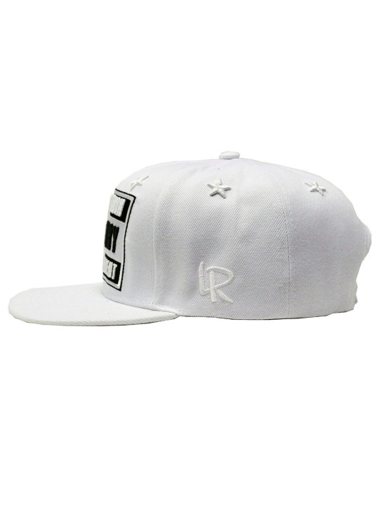 Rich Fashion Advisory Snapback Hat - Wit