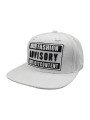 Rich Fashion Advisory Snapback Hat - Wit