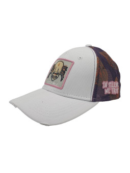 Silence Terror Clown Trucker Pet - White/Purple