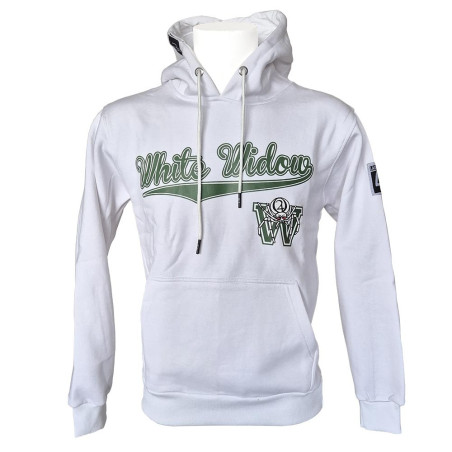 Hoodie w/ Hidden Pocket - White Widow - White