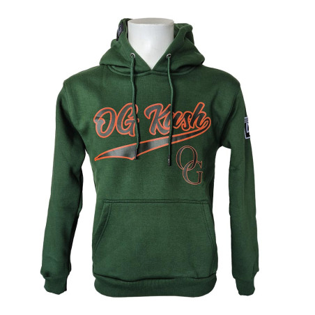 Hoodie w/ Hidden Pocket - OG Kush - Green