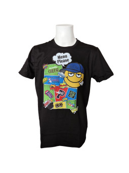 420 Menu Please - T-shirt - Black