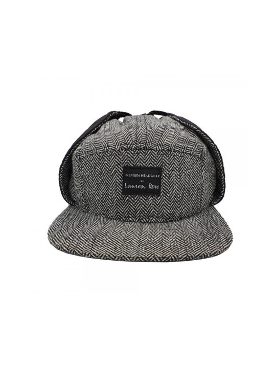 Lauren Rose 5-panel Dog-ears Fitted Pet Grey/Black