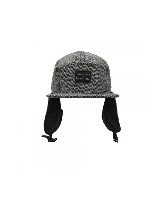 Lauren Rose 5-panel Dog-ears Fitted Pet Grey/Black