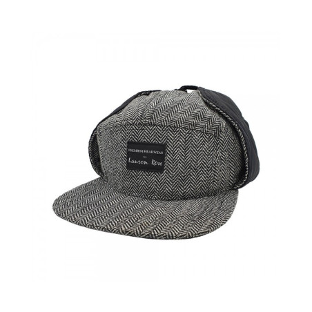 Lauren Rose 5-panel Dog-ears Fitted Pet Grey/Black