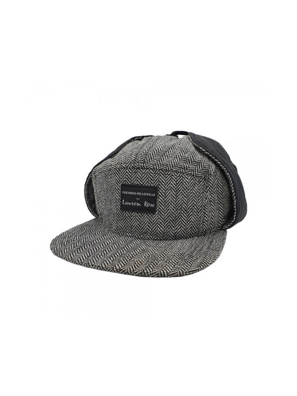 Lauren Rose 5-panel Dog-ears Fitted Pet Grey/Black