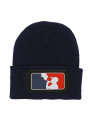 Cuffed Beanie - 420 Smokers Patch - Navy
