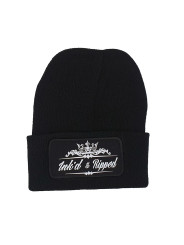 Cuffed Beanie - Inked & Ripped - Black